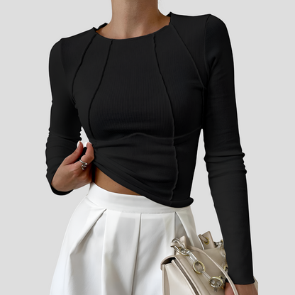 Classic Simple Women's Long Sleeve Tee