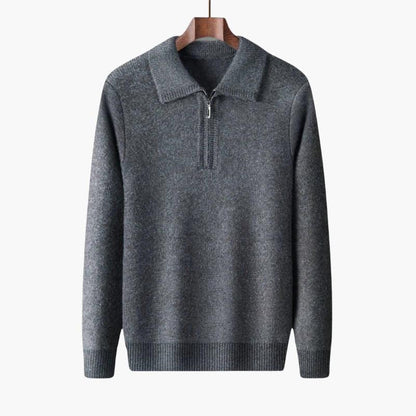 Women's Soft Knit Half-Zip Winter Sweater