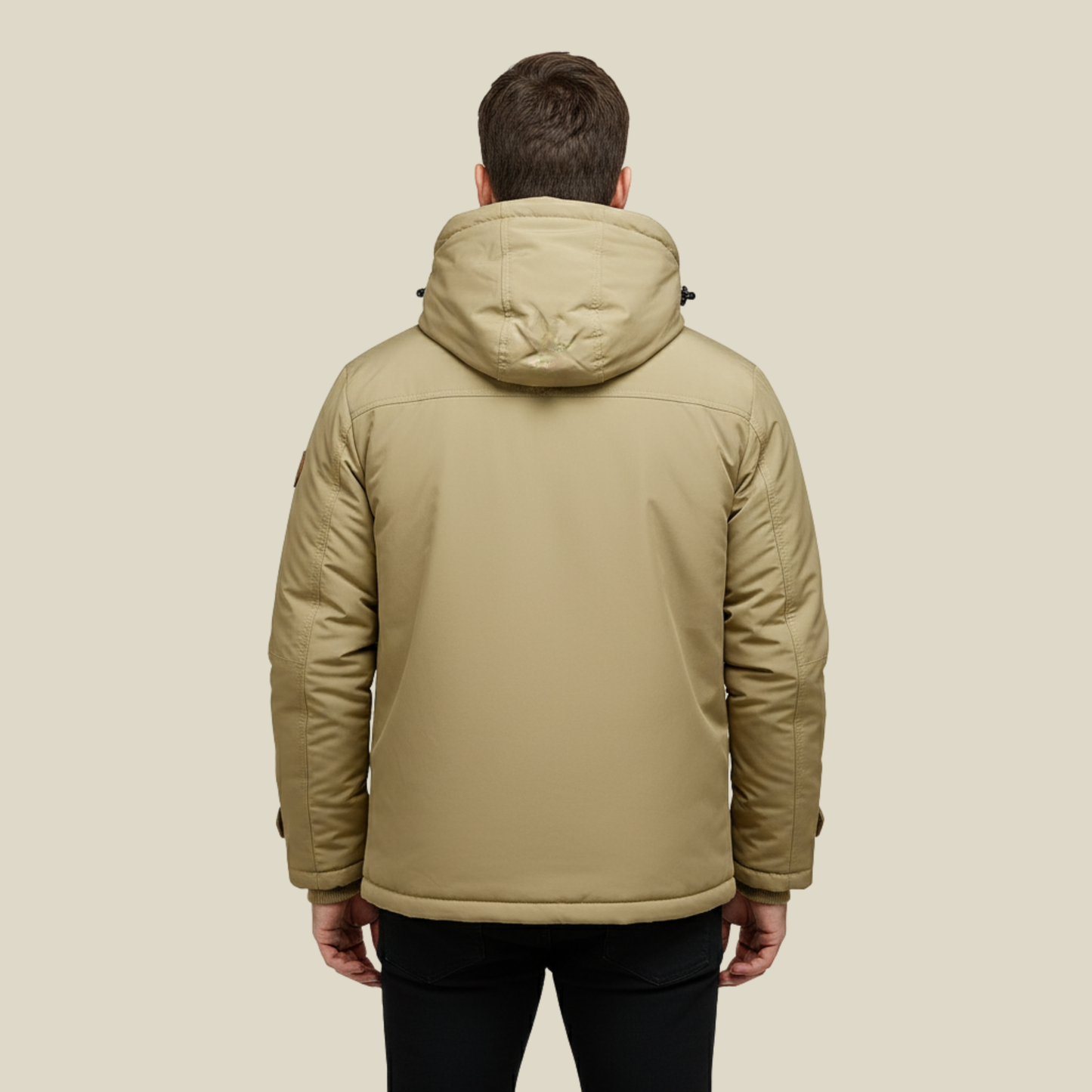 Warm Waterproof Men's Hooded Parka Jacket