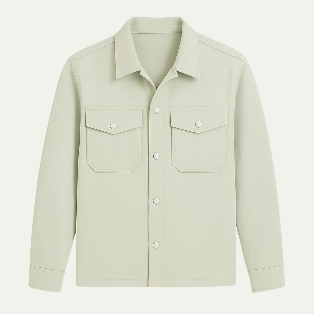 Slim Fit Men's Shirt Jacket
