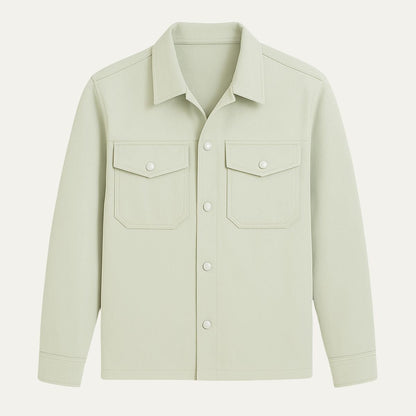 Slim Fit Men's Shirt Jacket