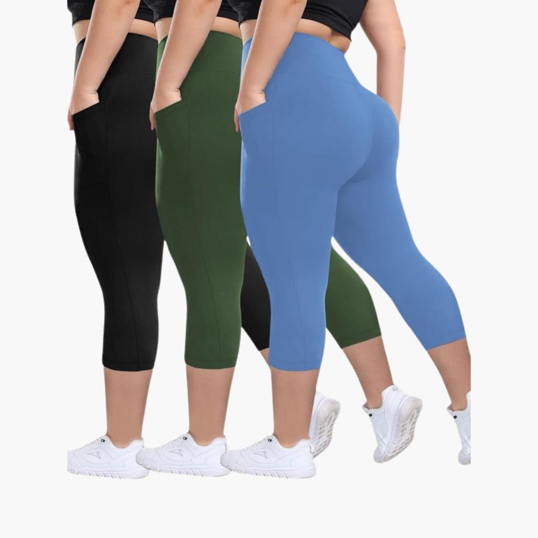 Comfortable High Waisted Women's Leggings Set