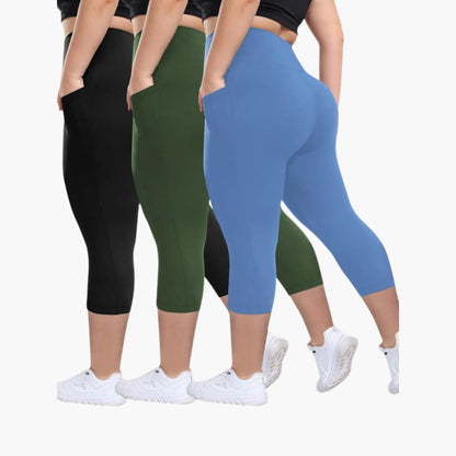 Comfortable High Waisted Women's Leggings Set