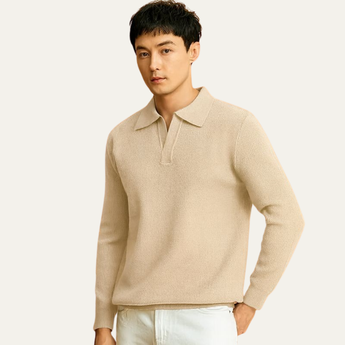 Luxurious Mens Cashmere Crew Neck Sweater