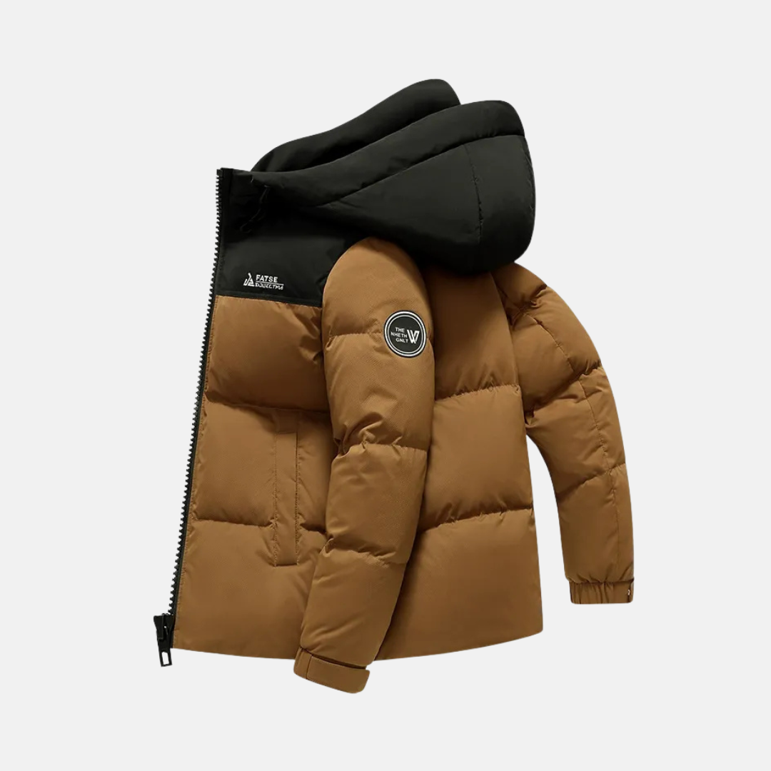 Waterproof Puffer Coat | Insulated Hooded Jacket