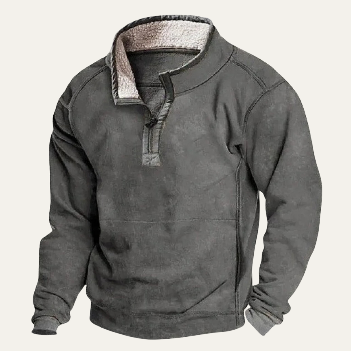 Classic Men's Crew Neck Winter Outdoor Sweater