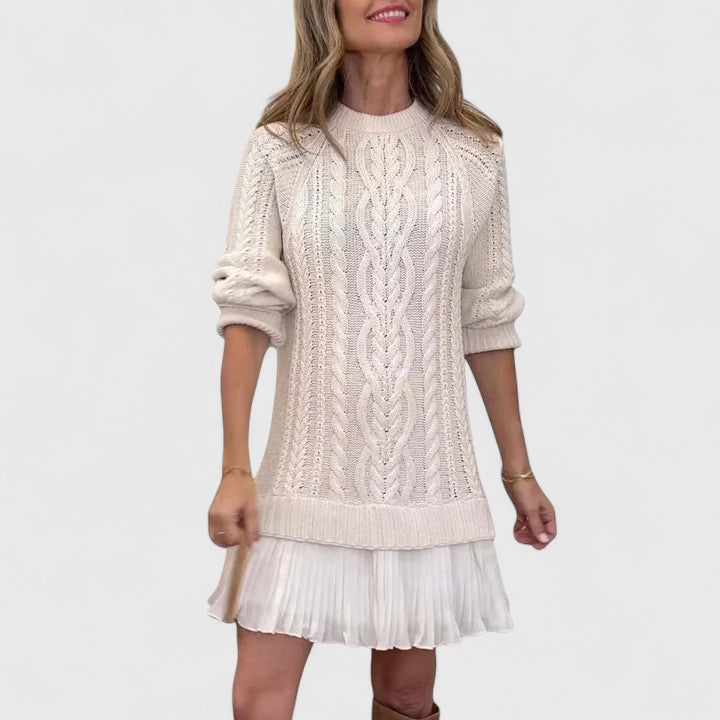 Chic Knitted Dress - Olytrend