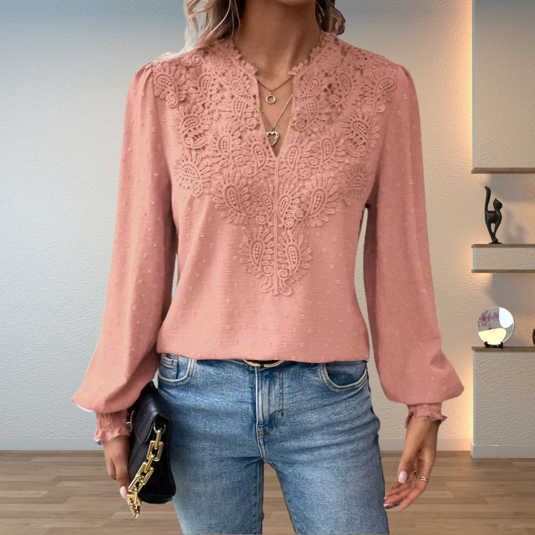 Chic Women's Breathable Blouse