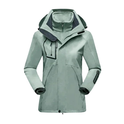 Waterproof Women's Snow Jacket with Zip
