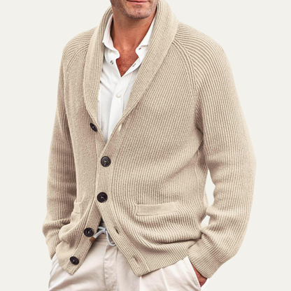 Classic Men's Knit Button Cardigan Sweater