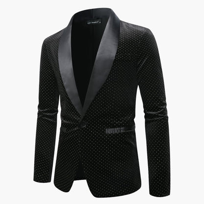 Classic Men's Tuxedo Suit with Peak Lapel - Olytrend