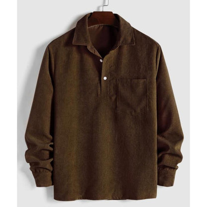 Comfortable Classic Crew Neck Mens Shirt
