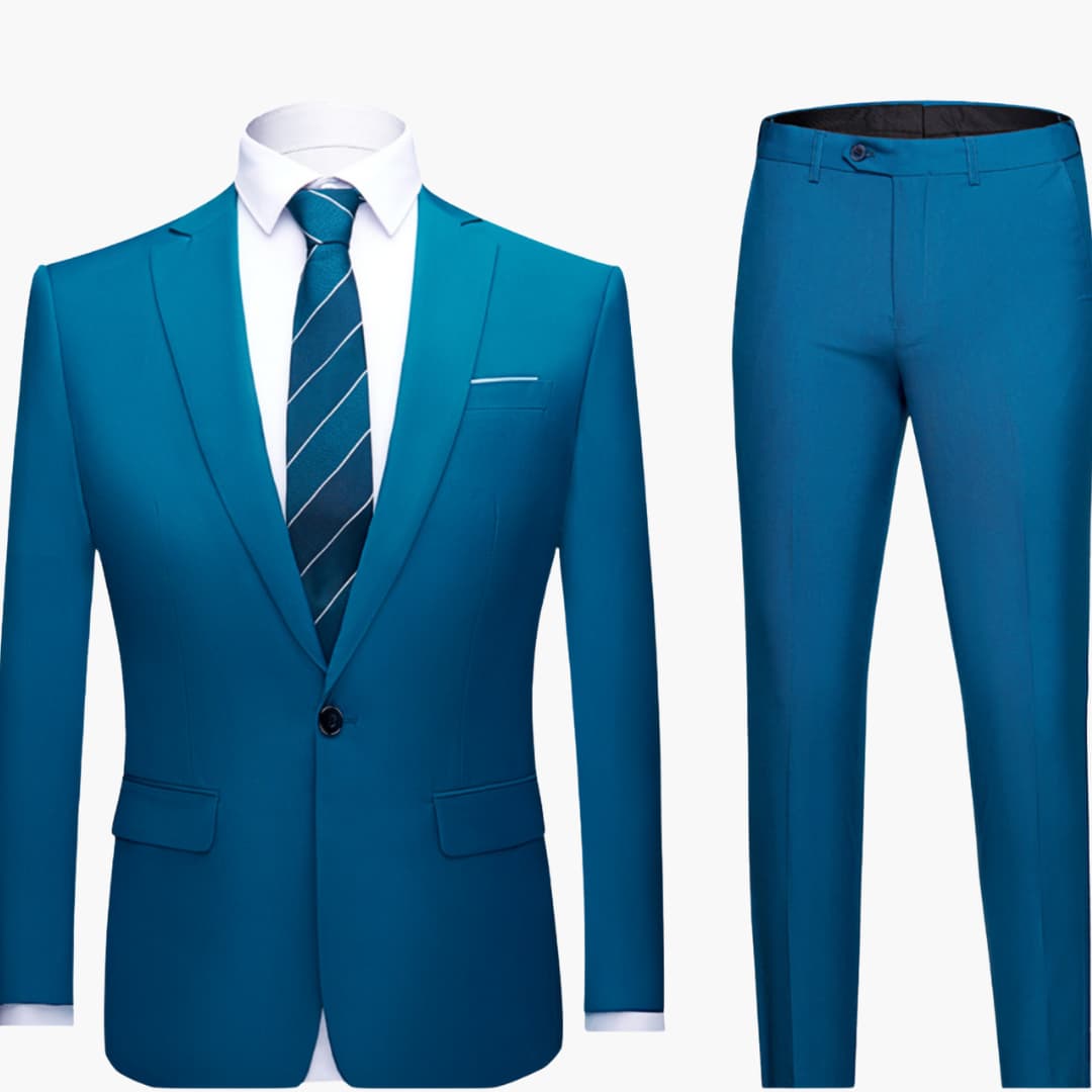 Classic 2 Piece Slim Fit Business Suit