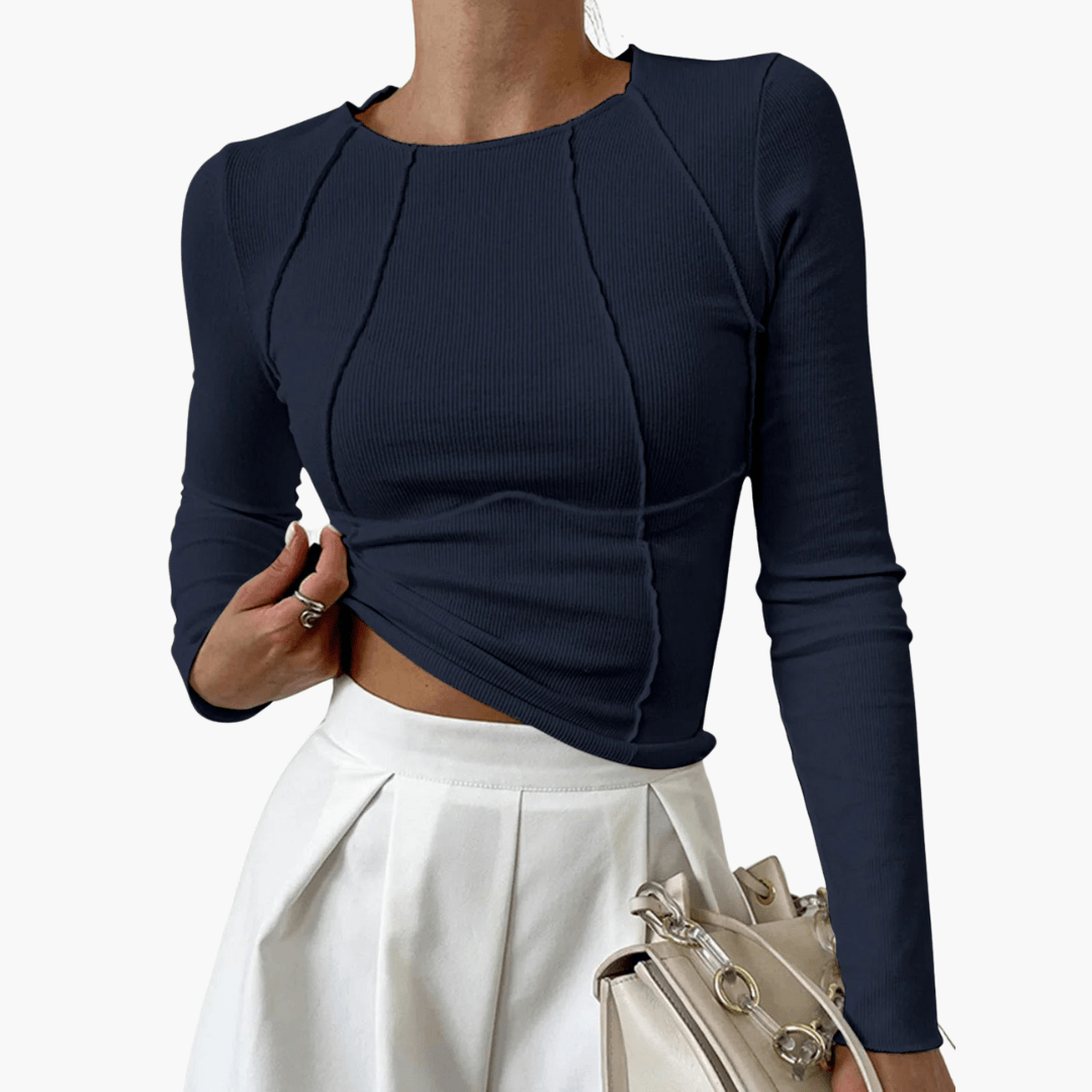 Soft Women's Fitted Long Sleeve Shirt