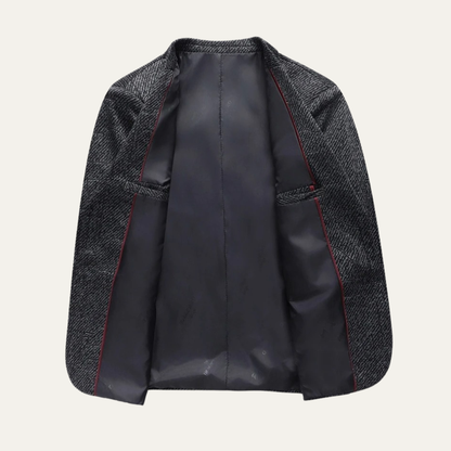 Stylish Men's Herringbone Fit Blazer Jacket