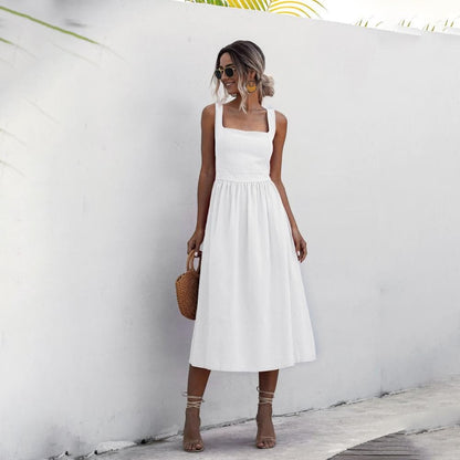 Lara - Chic Strapless Summer Dress - Nocini