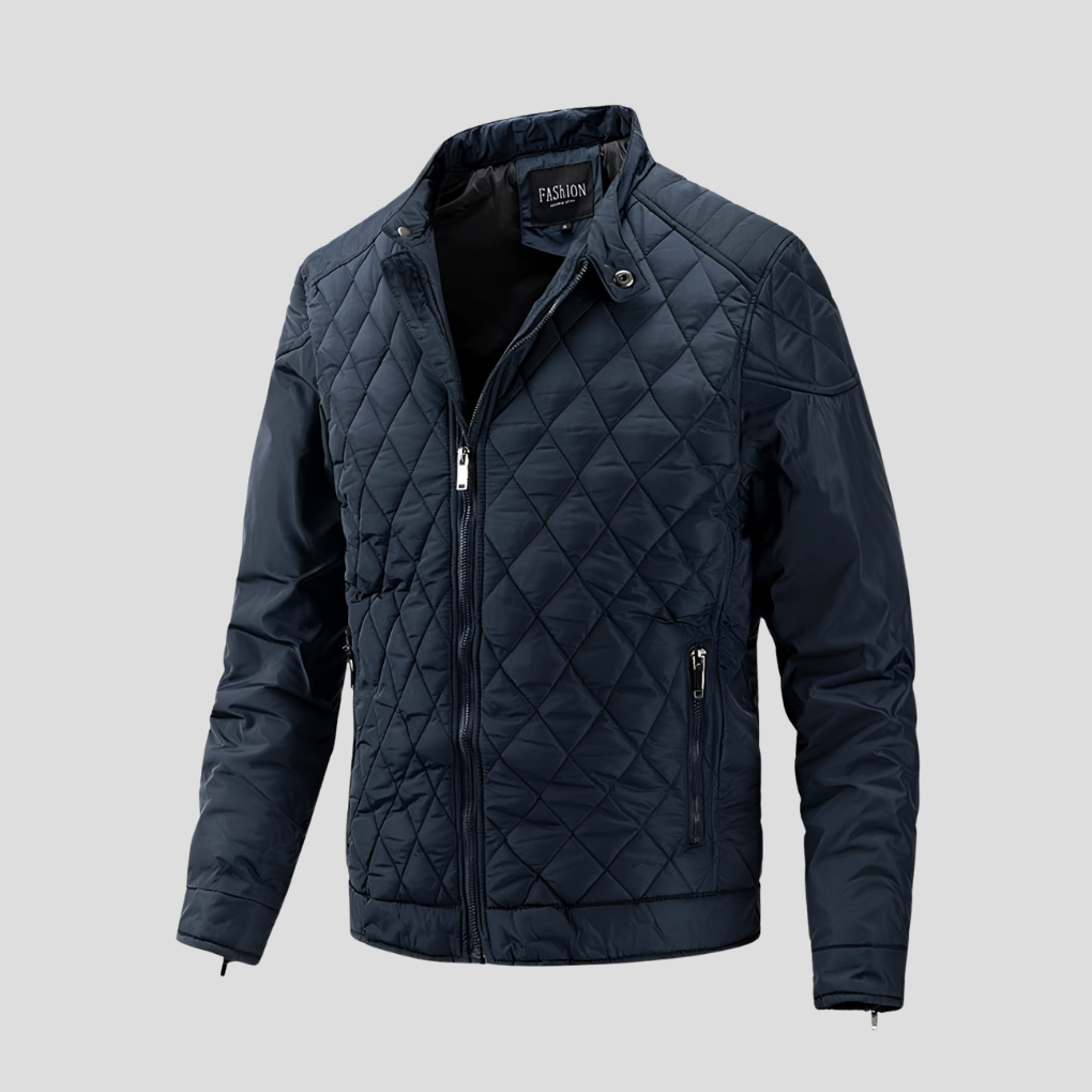 Classic Insulated Quilted Coat for Men