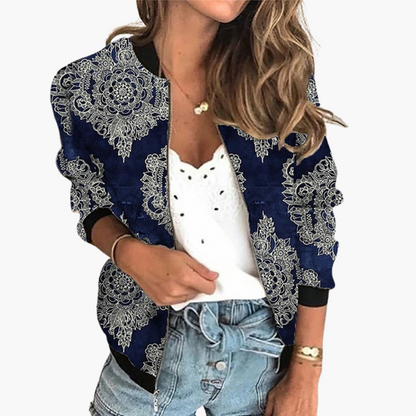 Women's Floral Jacket - Slim Fit & Fashionable
