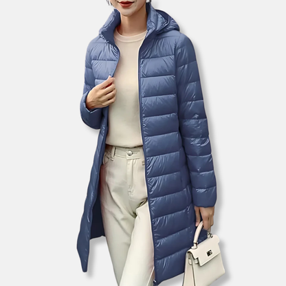 Warm Slimline Quilted Puffer Coat