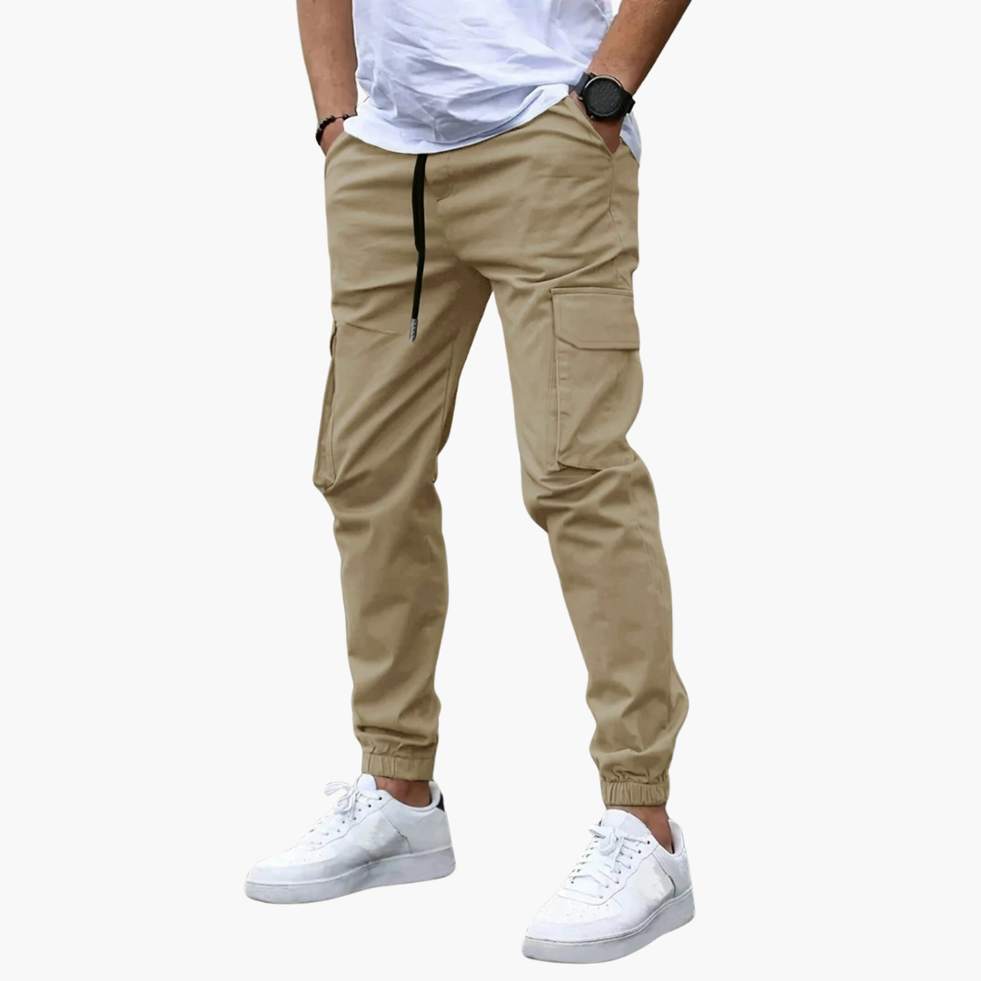 Comfortable Casual Jogger Pants for Men with Pockets