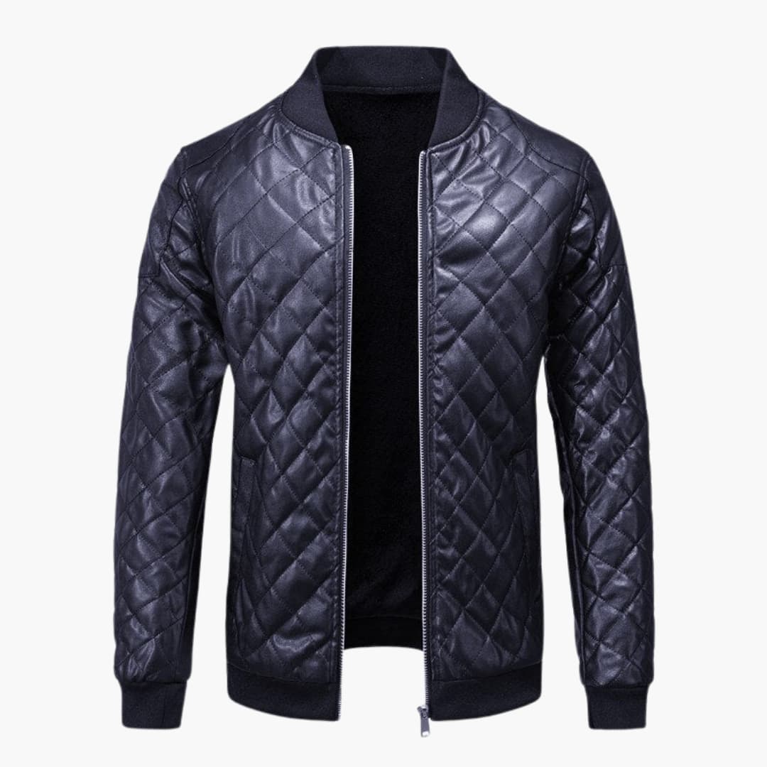 Timeless Leather Mens Jacket - Olytrend