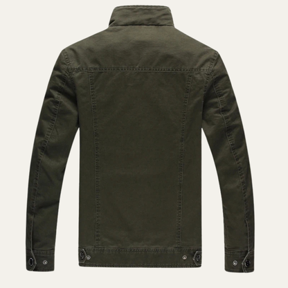 Rugged Men's Tactical Cargo Jacket