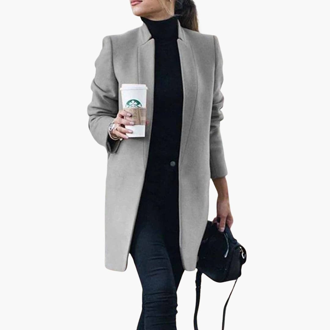 Ladies Classic Waterproof Coat with Pockets