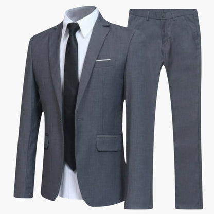 Classic 2-Piece Men's Business Suit - Slim Fit