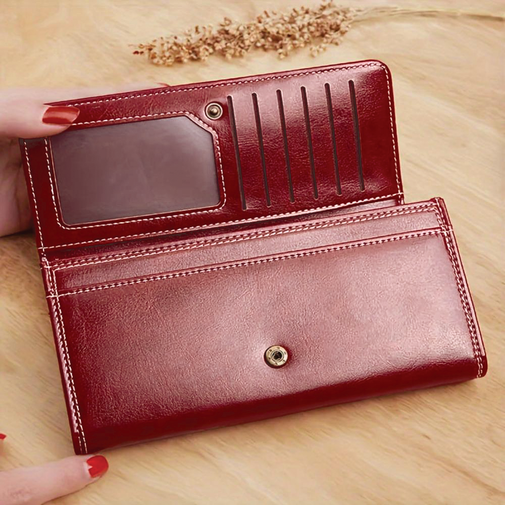 Classic Genuine Leather Fold Wallet