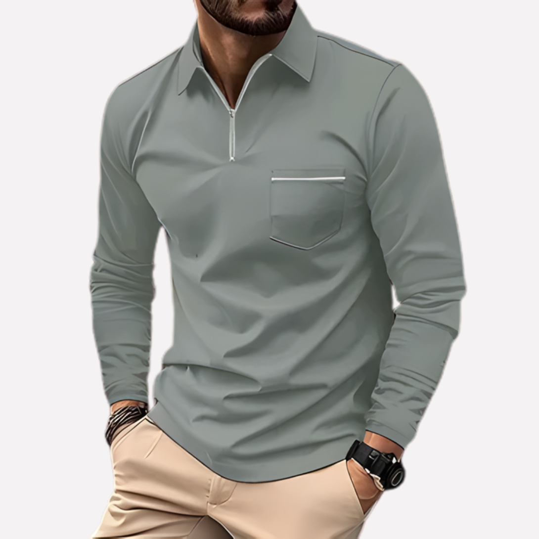 Classic Fit Mens Polo Shirt with Pocket