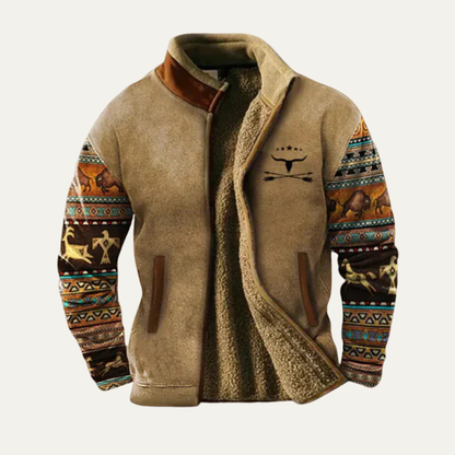 Classic Men's Fleece Lined Parka Winter Jacket