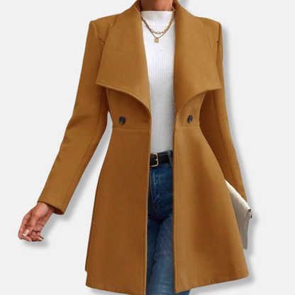 Classic Women's Wool Trench Coat