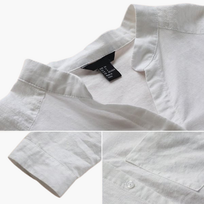 Relaxed Fit Womens Blouse - Long Sleeve Casual Top