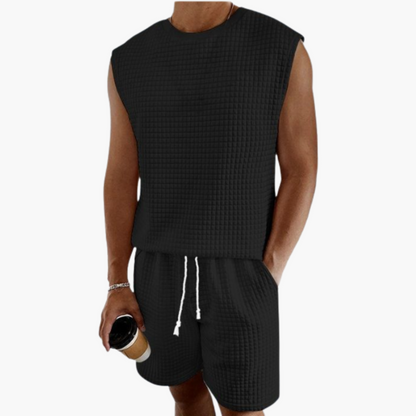 Comfortable Mens Sleepwear Set with Tank Top