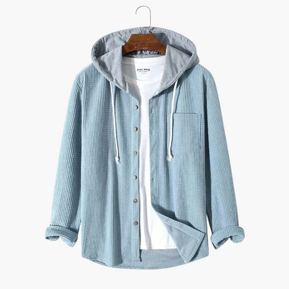 Men's Parka Coat with Button Front
