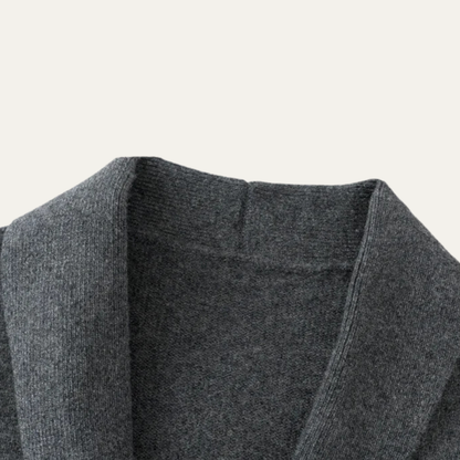 Luxury Men's Cashmere Button Cardigan Sweater