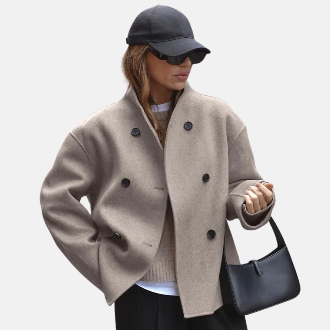 Classic Ladies Warm Woolen Coat
