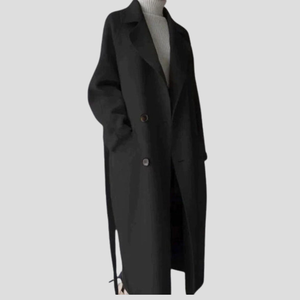 Warm Women's Winter Wool Overcoat