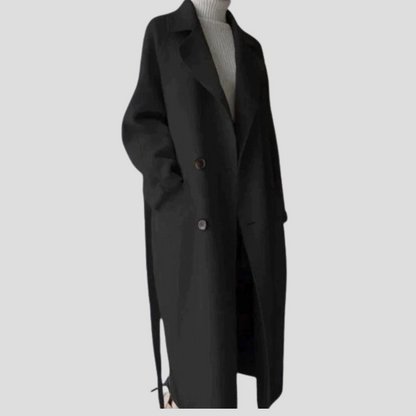 Warm Women's Winter Wool Overcoat