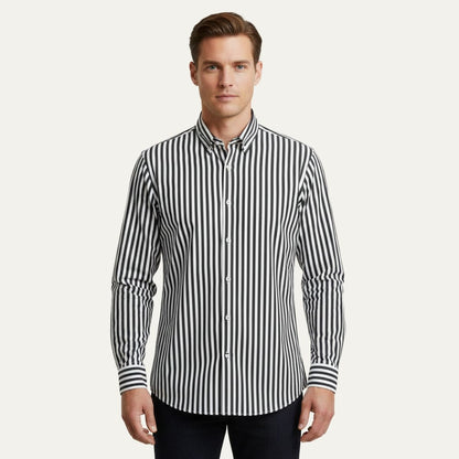 Classic Stripe Casual Mens Shirt