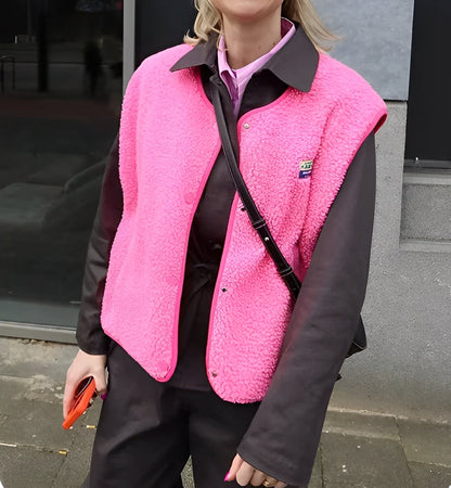 Comfortable Women's Vest Easy Button Front