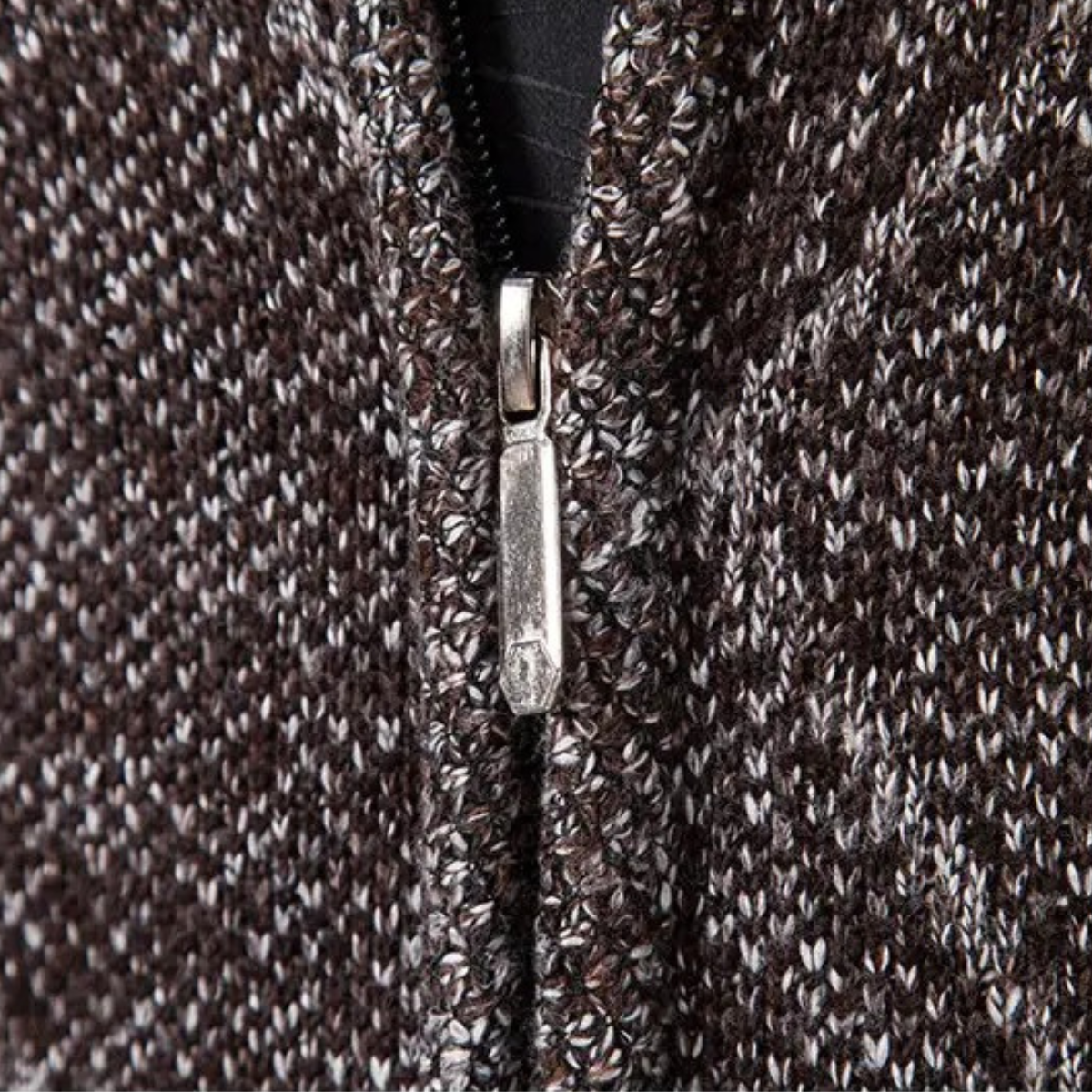 Cozy Men's Warm Knitted Zipper Jacket