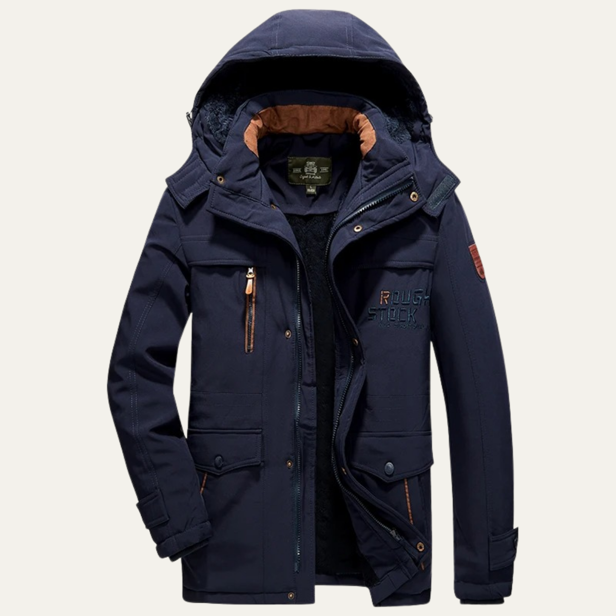 Thermal Men's Insulated Hooded Winter Coat Jacket - Nocini