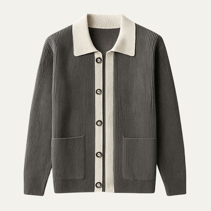 Classic Men's Pocket Cardigan Sweater