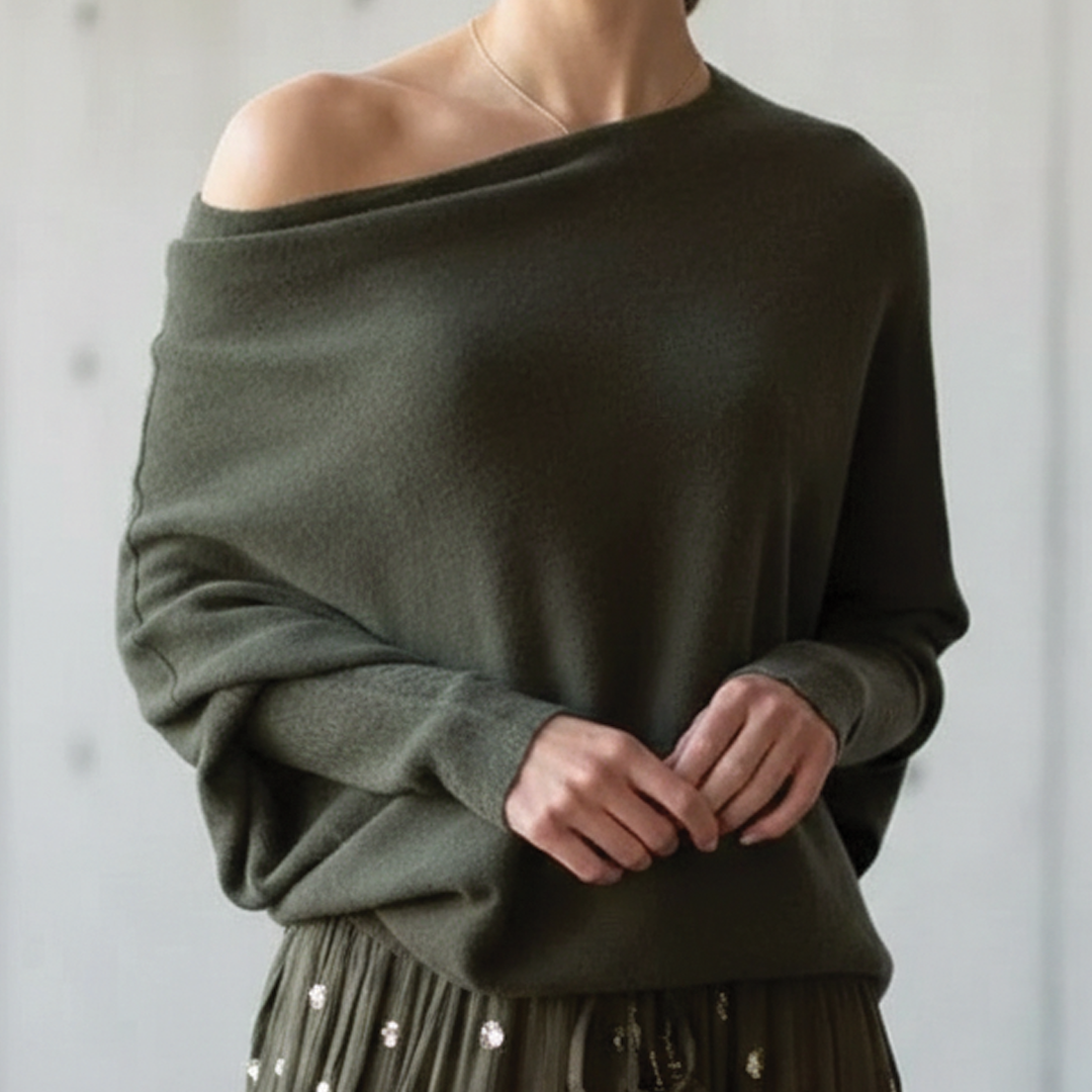 Relaxed Fit Cozy Knit Sweater