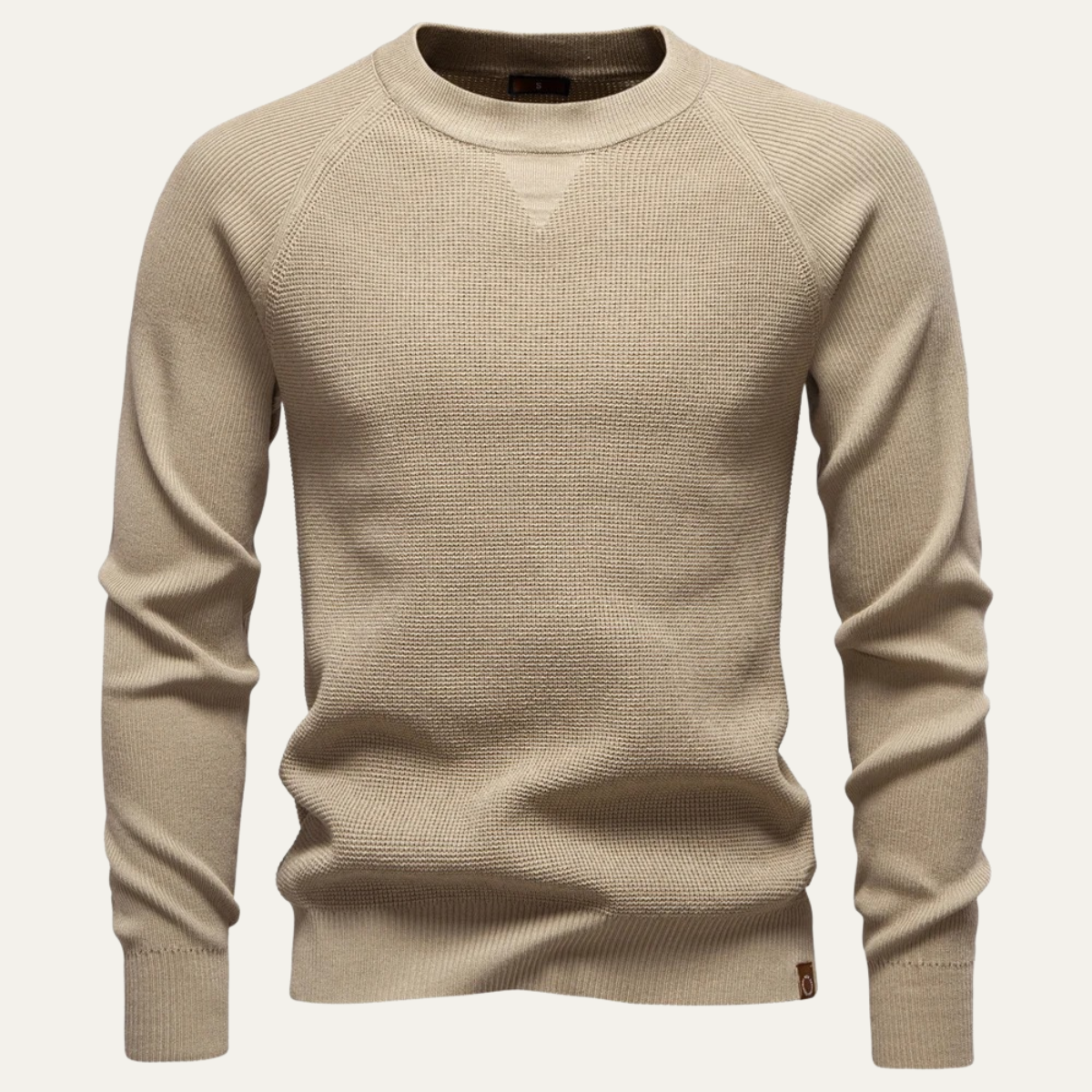 Comfortable Men's Relaxed Fit Crew Neck Sweater