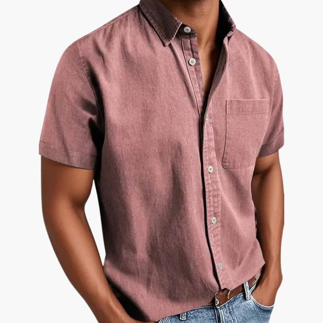 Casual Spring Summer Short Sleeve Shirt