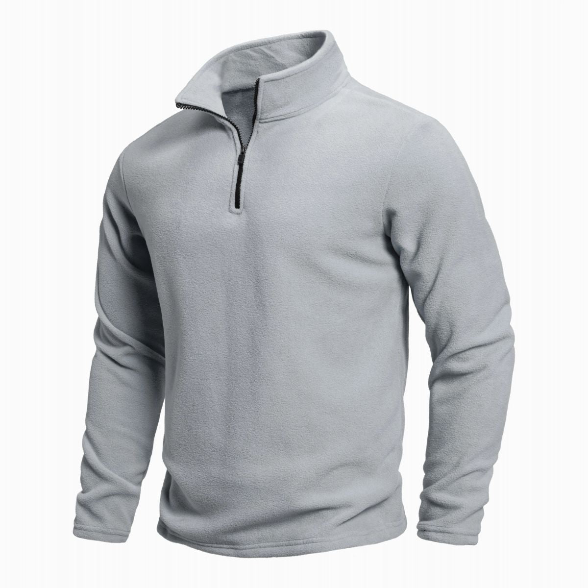 Warm Mens Merino Wool Quarter Zip Sweater