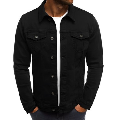 Men's Breathable Blue Jean Jacket