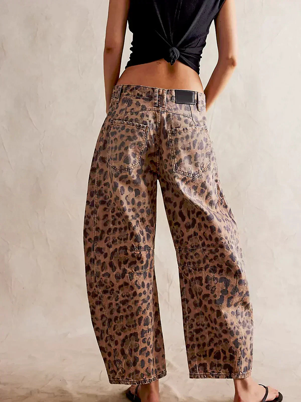 Fashionable Leopard Skinny Jeans